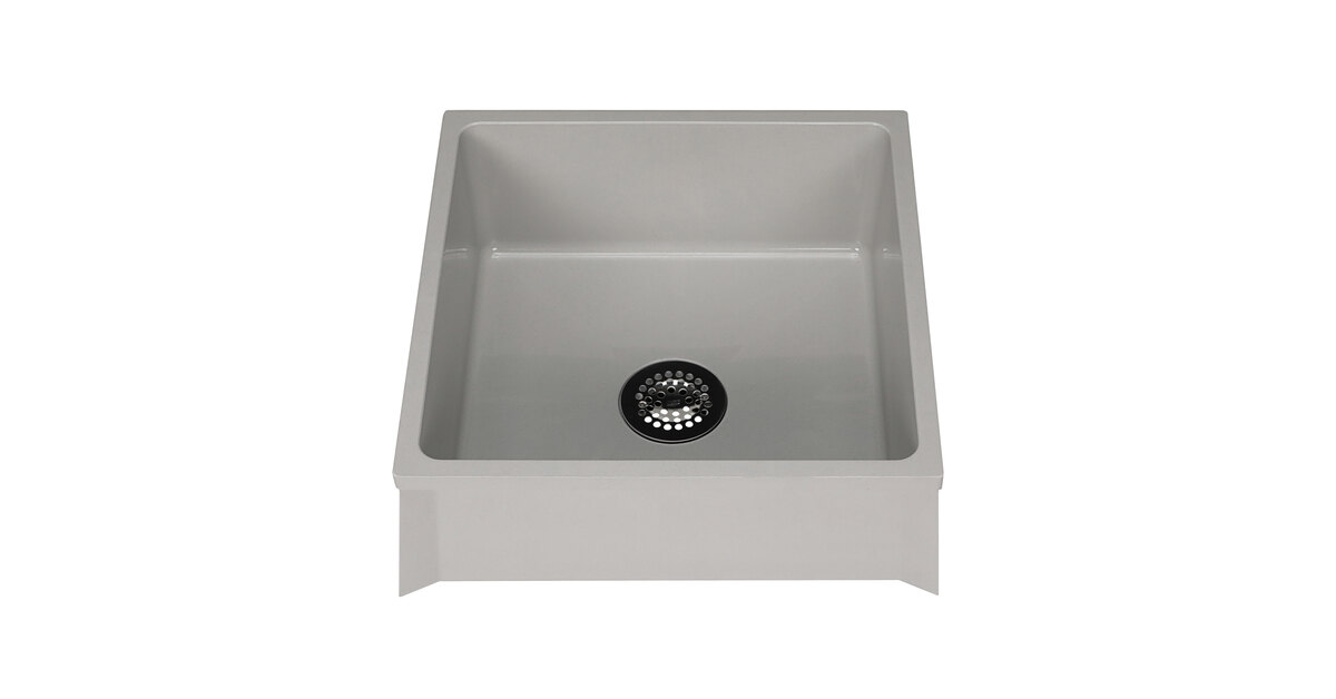 Zurn Elkay Z1996-24 Gray Composite Mop Sink - 24