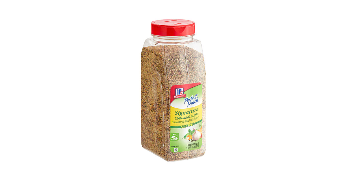  McCormick Perfect Pinch Signature Seasoning, 21 oz - One 21  Ounce Container of Signature Seasoning Blend Made With 14 Premium Herbs and  Spices : CDs & Vinyl
