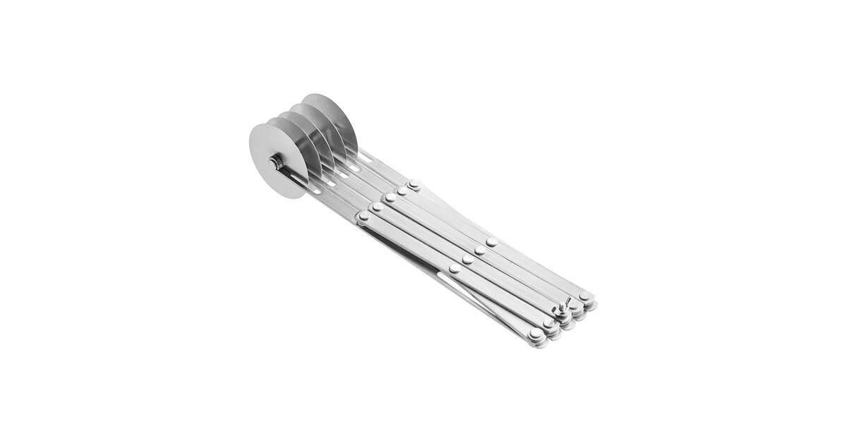 HUBERT® Stainless Steel Expandable 5-Wheel Portion Cutter - 4Dia