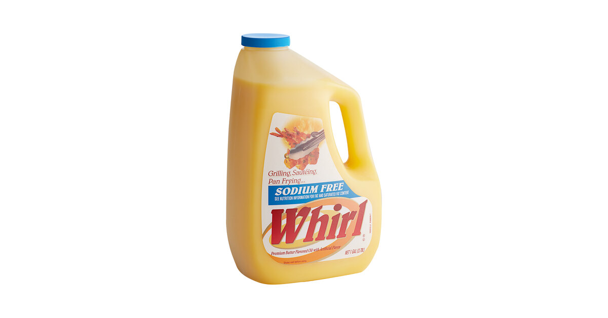 Whirl Butter Flavored Oil Butter Substitute 1 Gallon - 3/Case