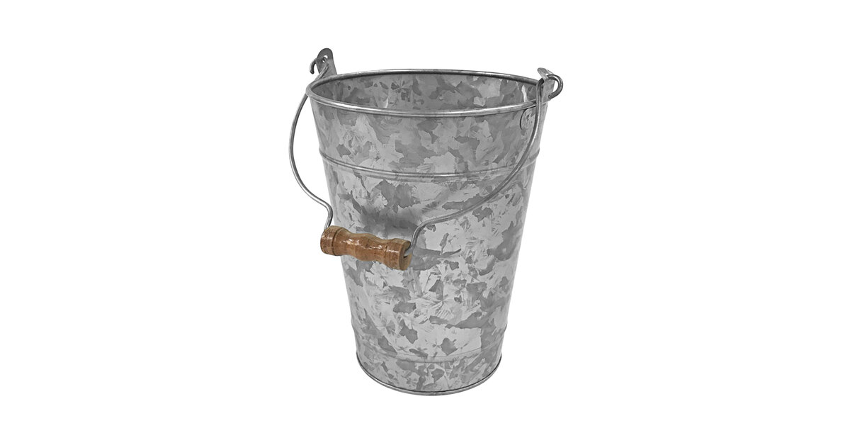 Round Metal Display / Drink Bucket: WebstaurantStore