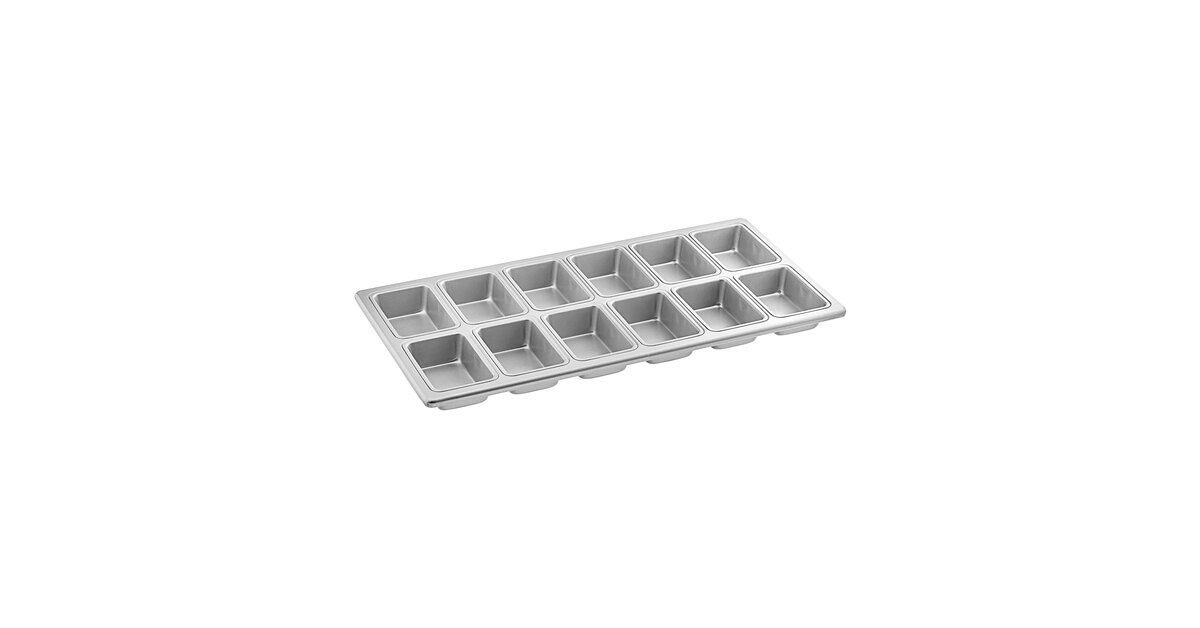 Baker's Lane 12 Compartment Glazed Aluminized Steel Mini Bread Pan