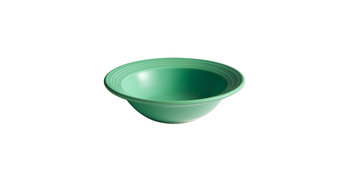 Tuxton China CTD-066 Grapefruit Dish – 9 Oz, 6-3/4" Round, Cilantro Color, Microwave/Dishwasher/Oven Safe, Pack Of 24