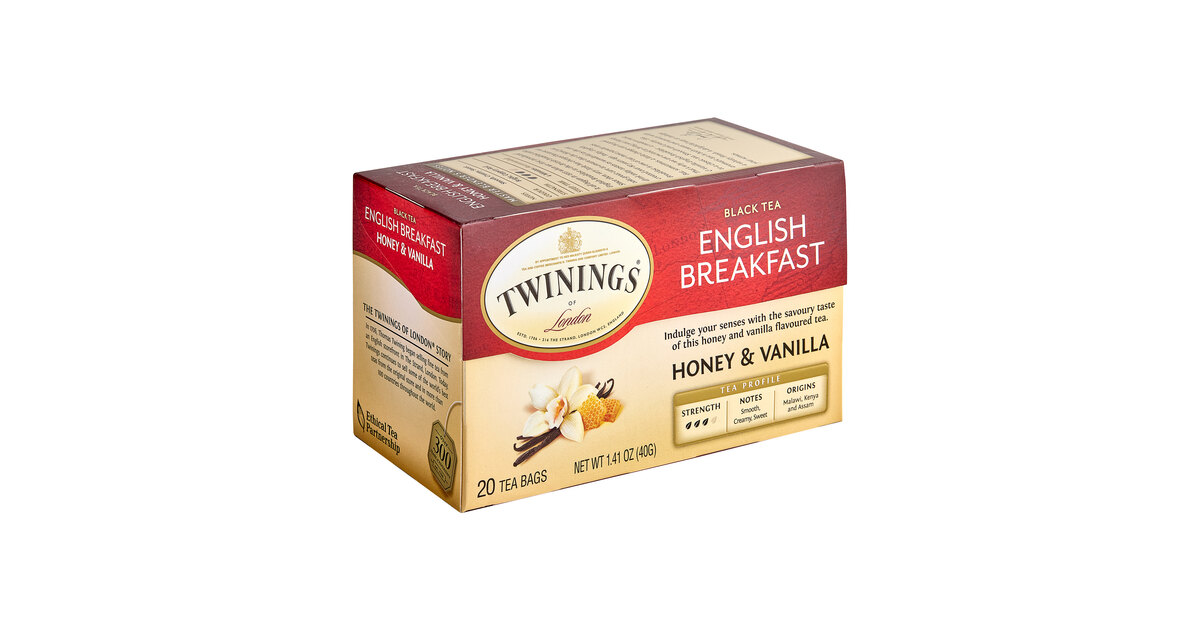 English Breakfast Honey Tea (Family Size)