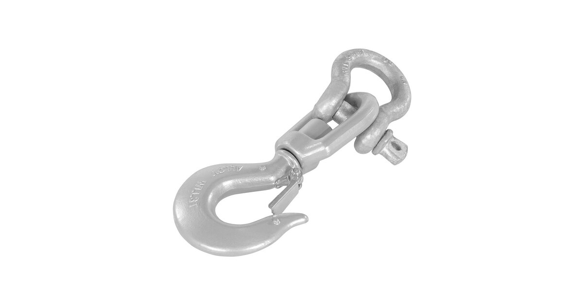 304 Stainless Steel Swivel Clevis Hook Swivel Lifting Hook with Clevis...
