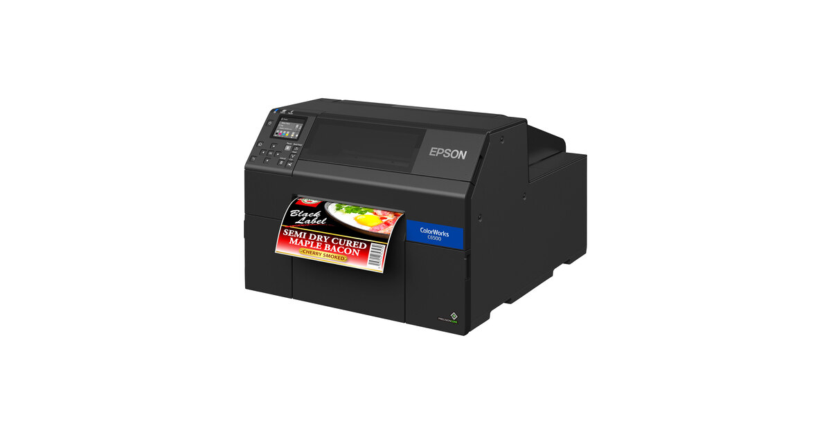 Epson C31CH77A9981 ColorWorks C6500AU Color Label Printer with 