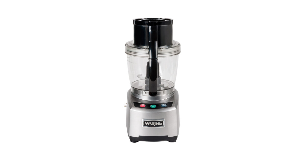 Waring 4 Quart Combination Continuous-Feed/Batch Bowl Food Processor- WFP16SCD