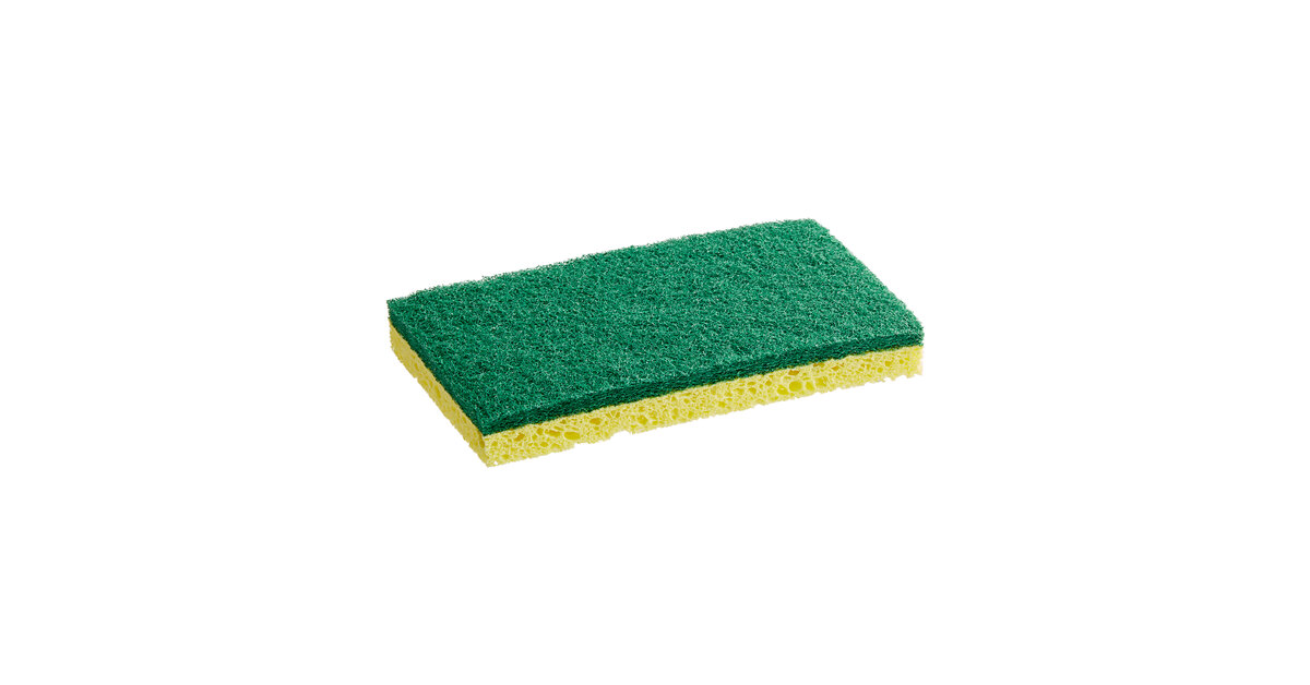 Lavex 7 1/2 x 4 x 1 3/4 Large Yellow Cellulose Sponge