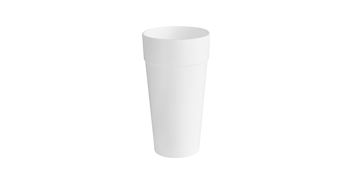 Dart® J Cup® Insulated EPS Foam Cup - 6 oz., White