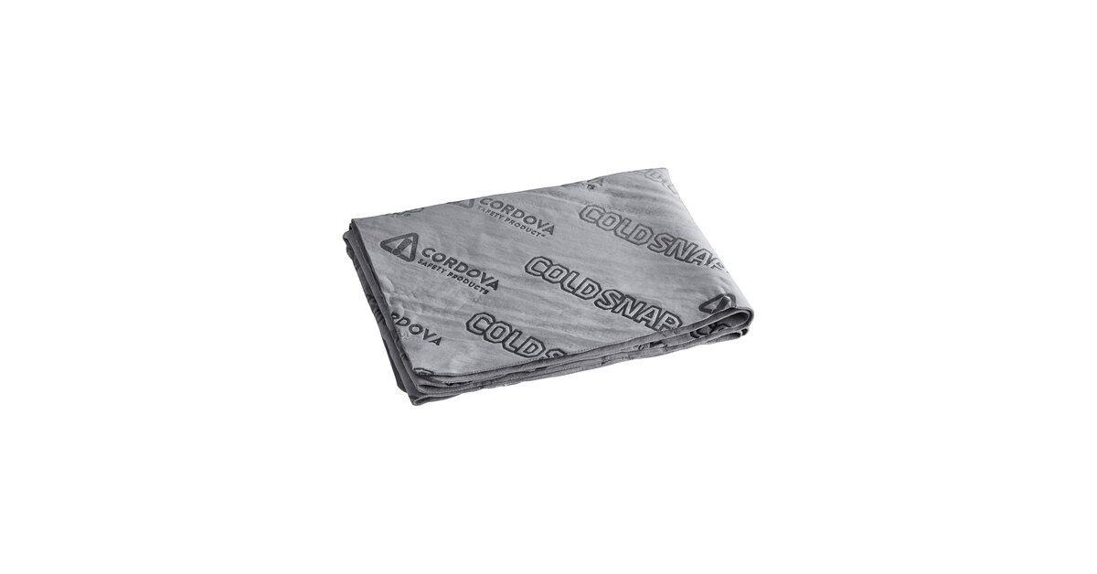 Cordova Coldsnap Gray Cooling Towel - 33 1/2
