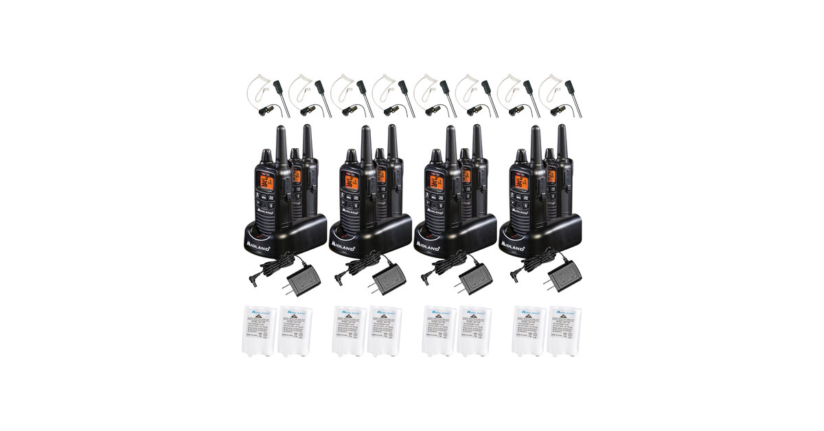 Midland FRS Two-Way Business Radio Bundle LXT600BBX4 8/Pack
