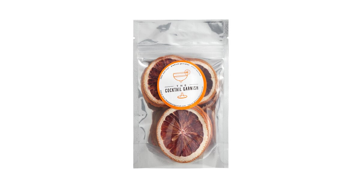 Barrel Roll Bar Essentials USA Grown Dried Orange Slices for Cocktails | 4  Ounces of Large Dehydrated Oranges | Orange Cocktail Garnish | Dried Fruit