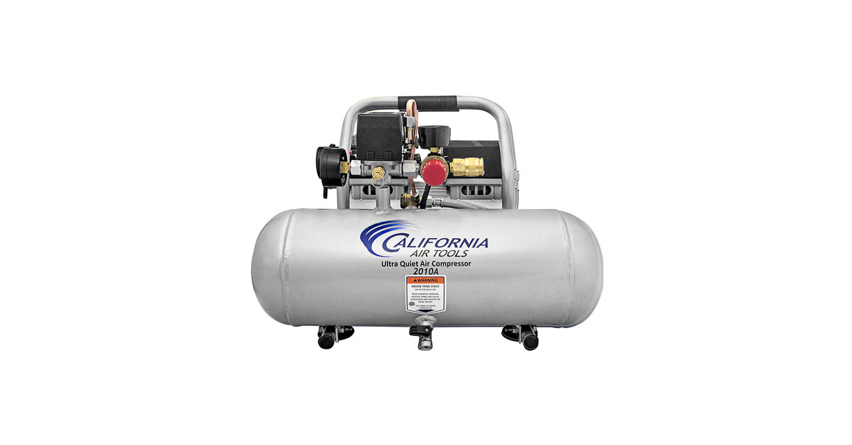 California Air Tools Ultra Quiet Oil-Free 2 Gallon Aluminum Tank 