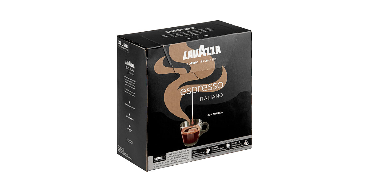 Lavazza Espresso Single-Serve Coffee K-Cup Pods for Keurig Brewer 22 Capsules