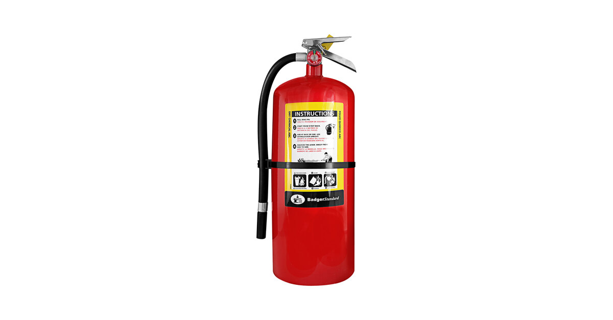 Badger 22486 5 lb. Standard ABC Multipurpose Dry Chemical Fire