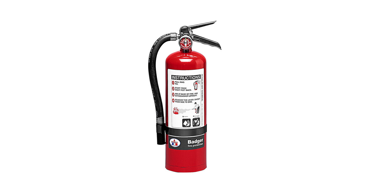 Badger Extra 23476 5.5 lb. Sodium Bicarbonate Dry Chemical Fire