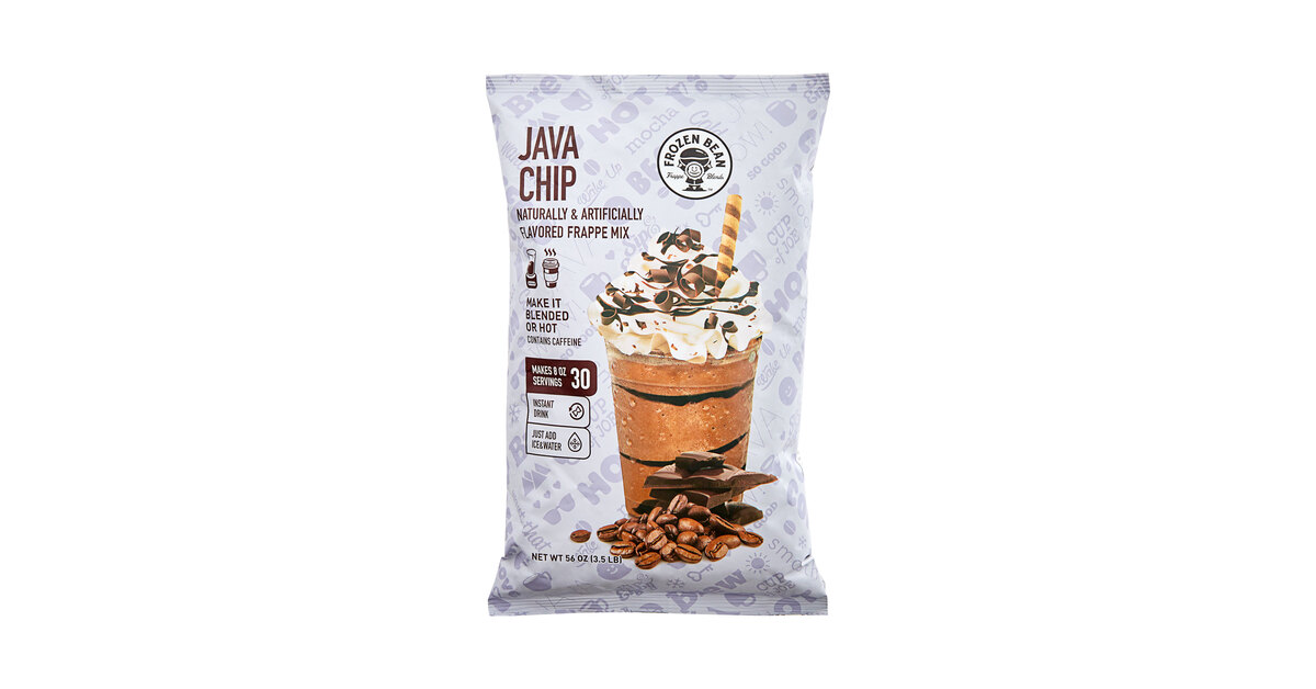 The Frozen Bean Java Chip Blended Ice Coffee Mix