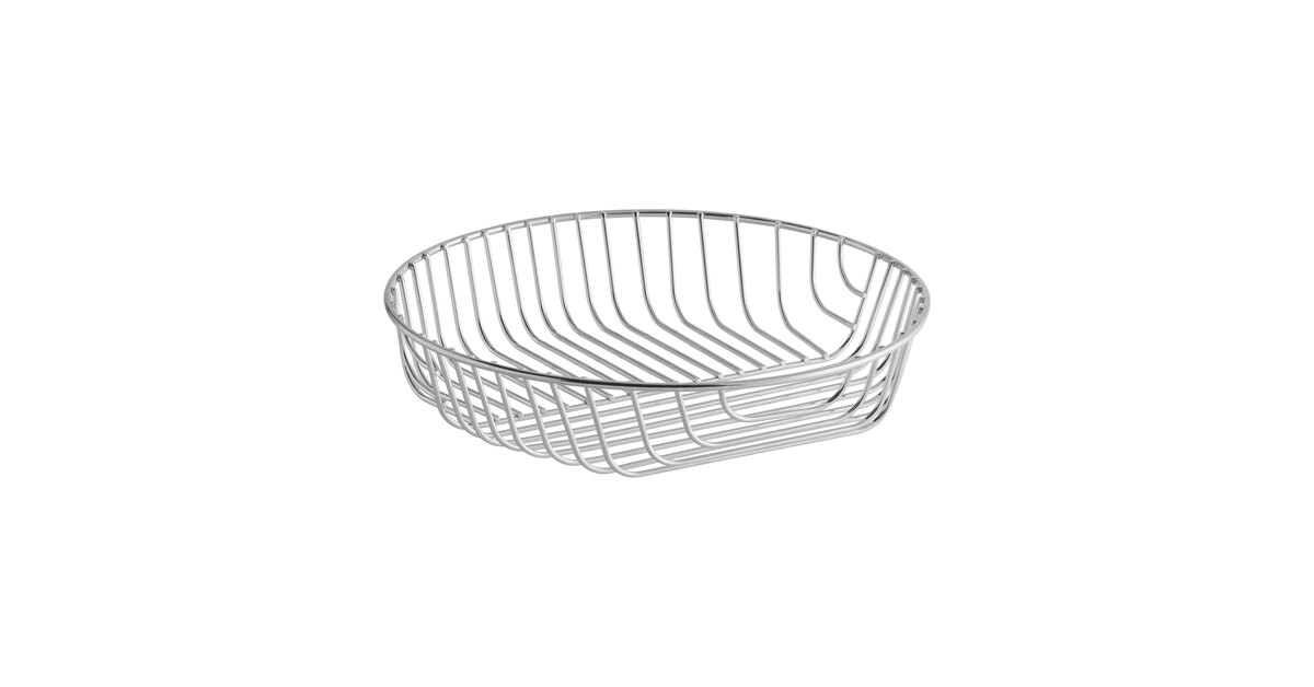 Chrome Wire Stacking Basket 1448BC