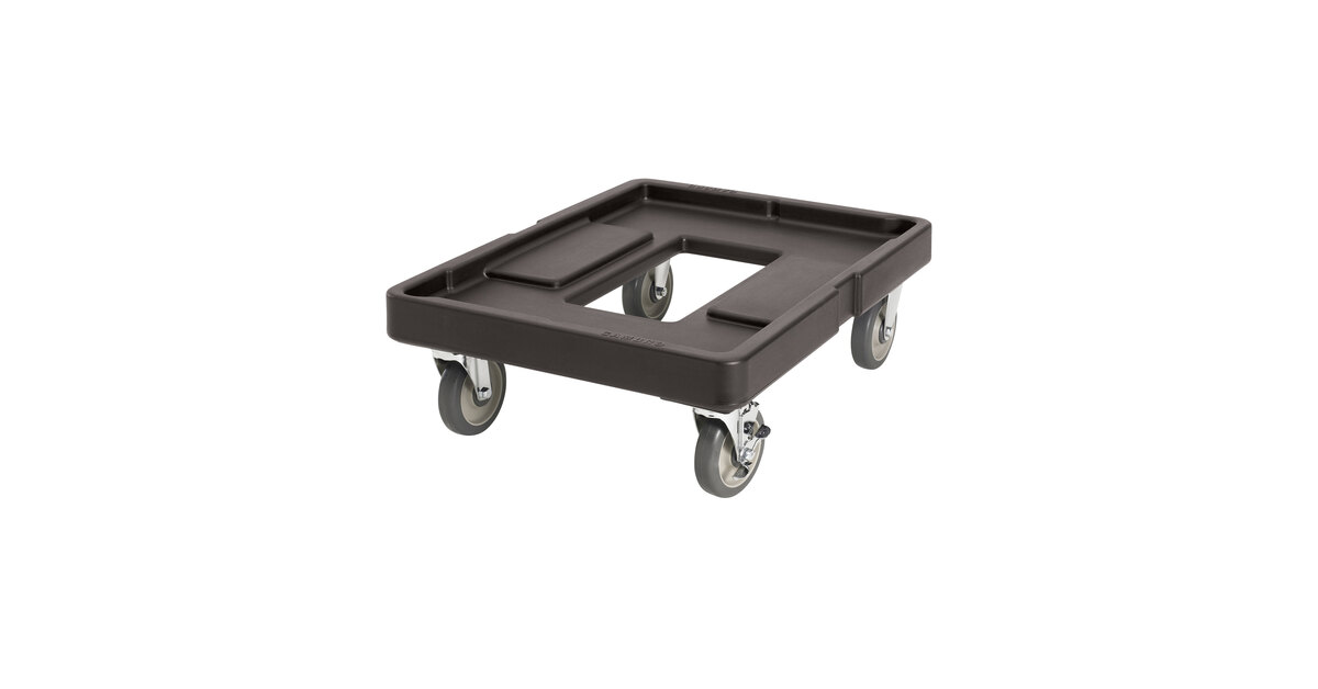 Cambro Camdolly Charcoal Gray Milk Crate Dolly CD400615