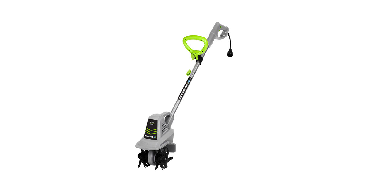 earthwise 2.5 amp electric mini tiller cultivator