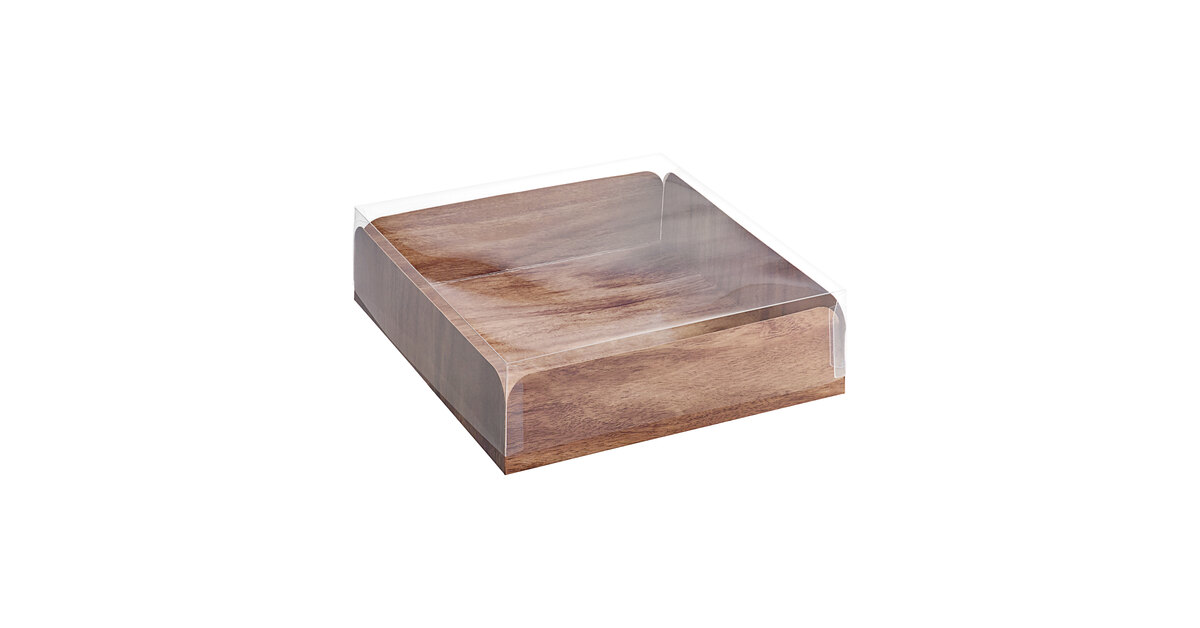 Enjay Wood Laminated Box with Lid for Meats and Treats 10