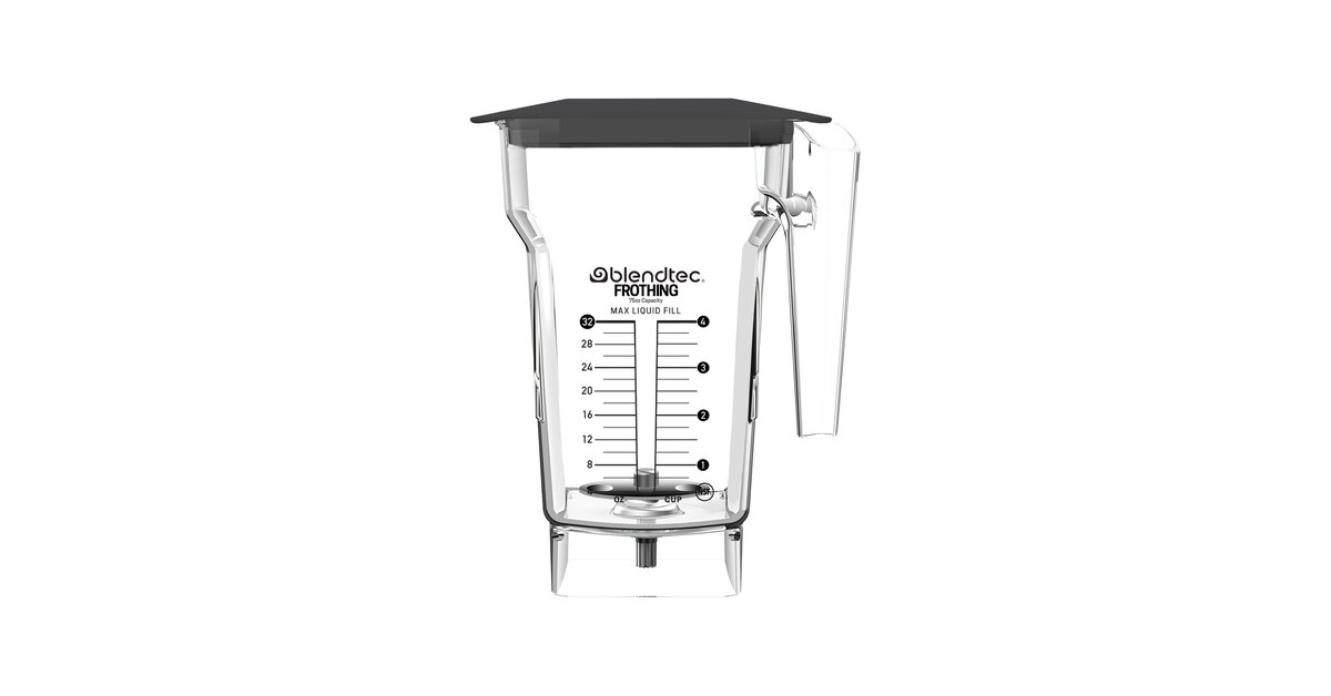 Blendtec FourSide 40-611-60 75 oz. Clear Frothing Jar with