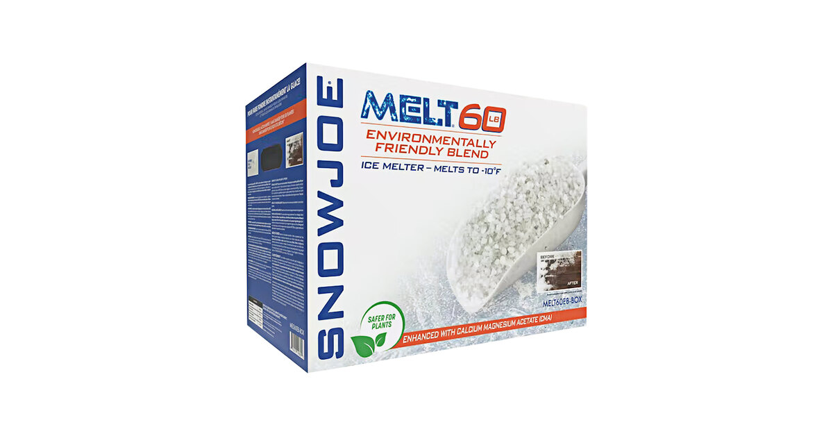 Snow Joe Premium Enviro Blend Ice Melt, 30 lb. Box W/ CMA & Scoop