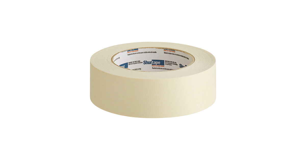 Shurtape CP-106 Economy Grade Masking Tape: 2 in. (48mm actual) x 60 yds.  (Natural) 
