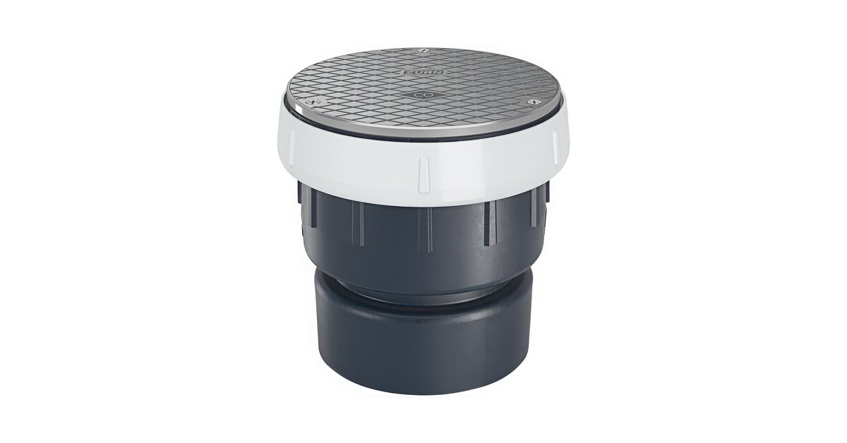 Zurn Elkay EZC-PV4-R6 EZ1 PVC Cleanout with 6