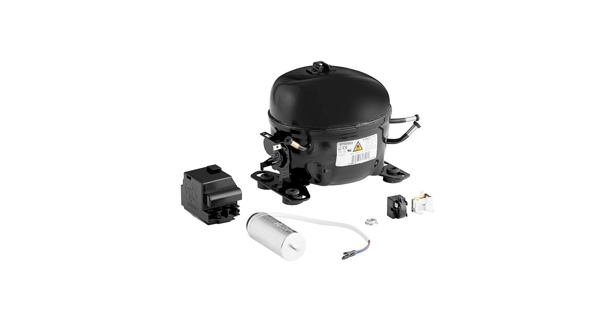 thumbnail image 2 of Embraco EMX3115U 1/5HP Refrigeration Compressor – 115V, 1PH, 60HZ, R-290 (Open Box) 2 of 6