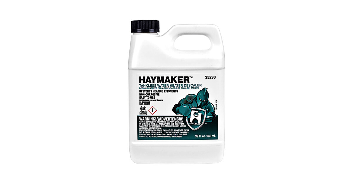 Hercules Haymaker 35230 32 oz. Tankless Water Heater Descaler