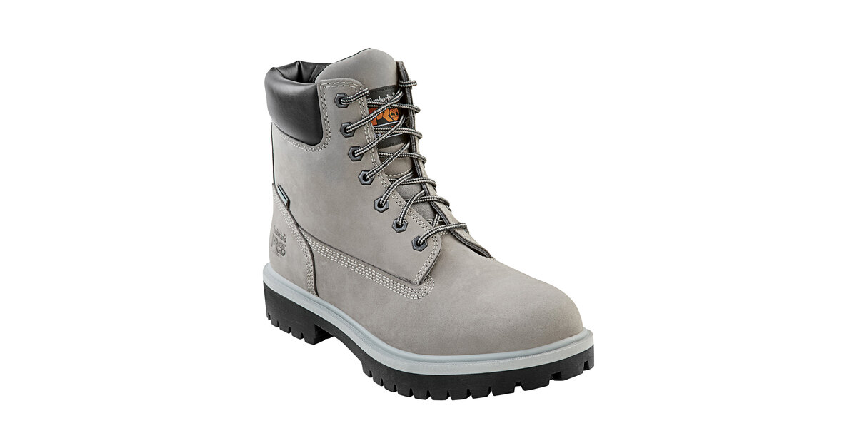 Timberland-グレー Timberland A295Q Premium 6 Inch Boot In Light Grey For Youth