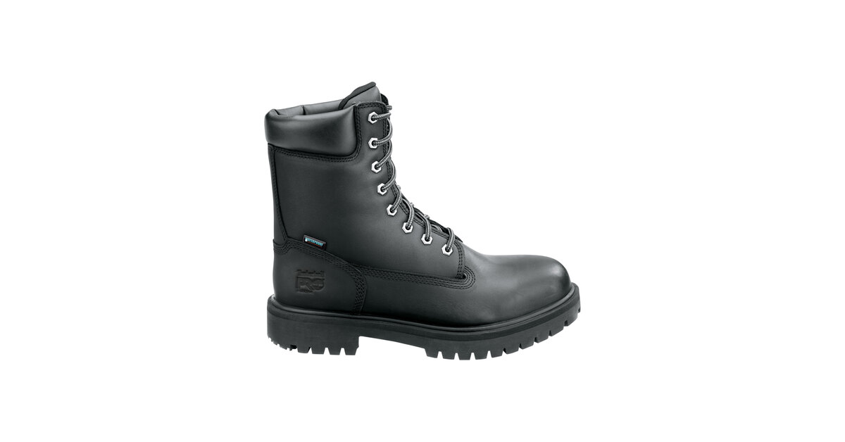 Timberland PRO Direct Attach Work Boots Mens 9 Black Leather Soft Toe -Good Men main image 4