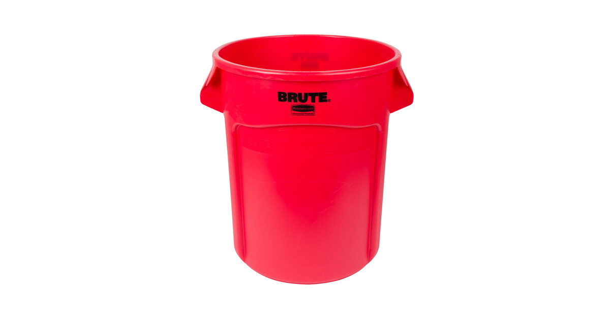 Rubbermaid® FG262000RED BRUTE 20 Gallon Red Round Trash Can