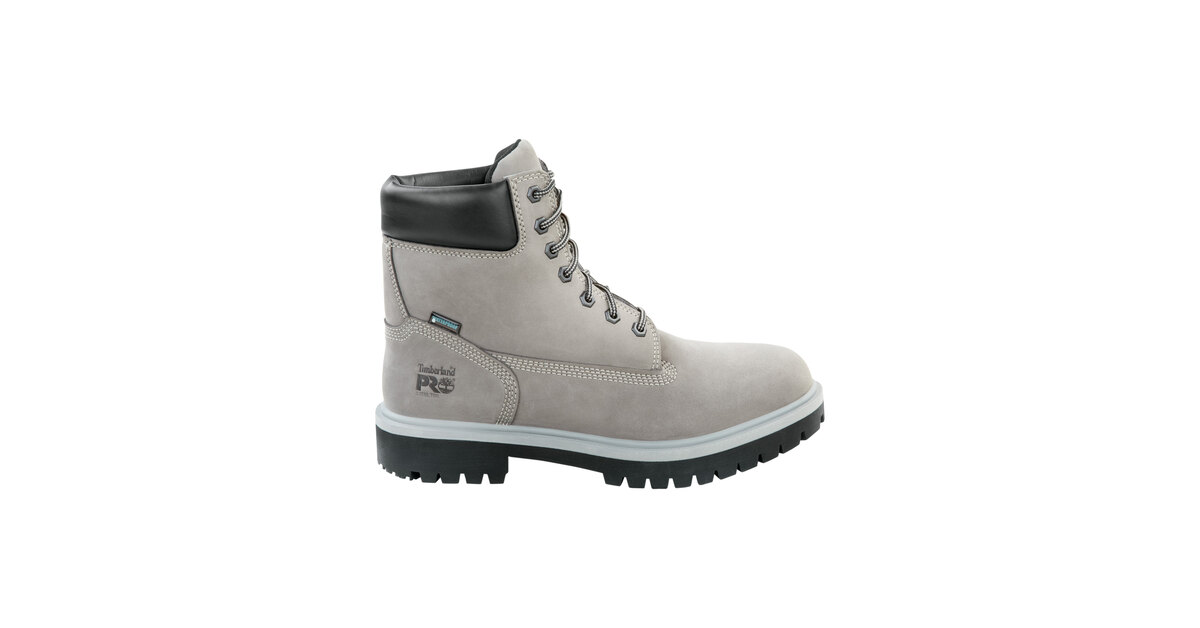 Timberland グレー ホワイト WMNS) Timberland Premium 6 Inch Waterproof Boot 'Light Grey Nubuck