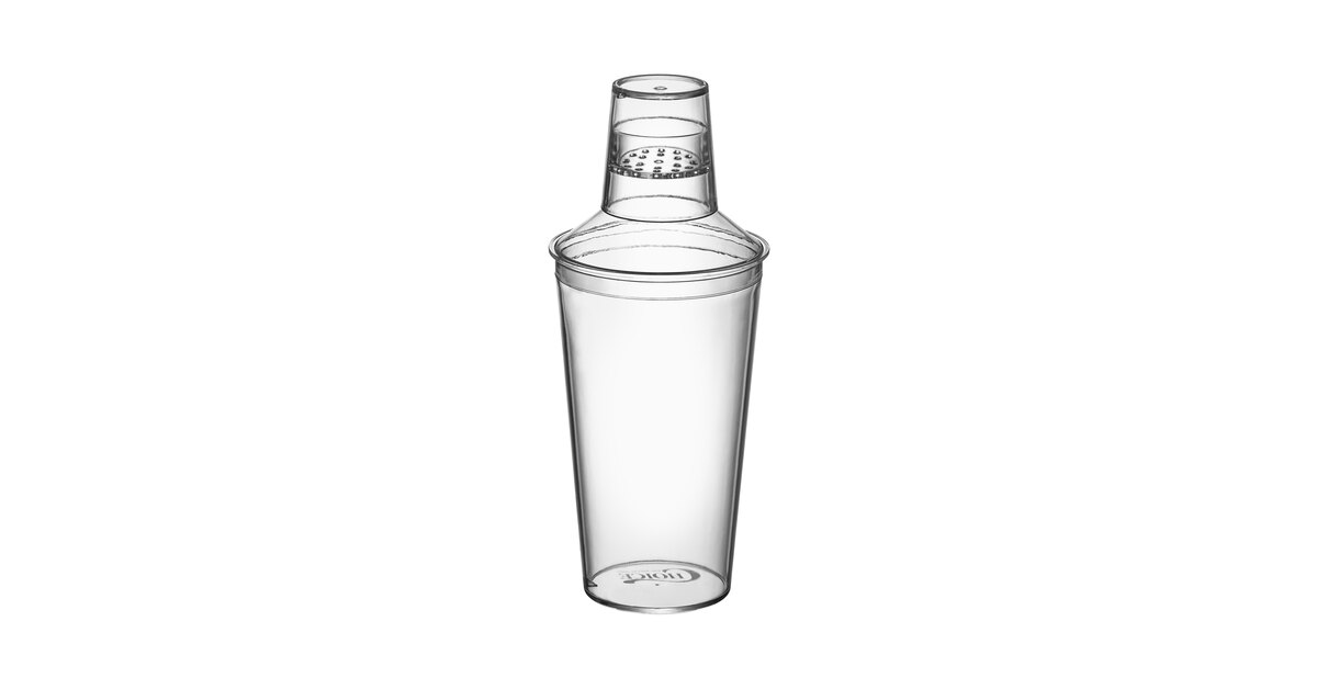 Plastic 3 Piece Cocktail Shaker - 7oz — Bar Products