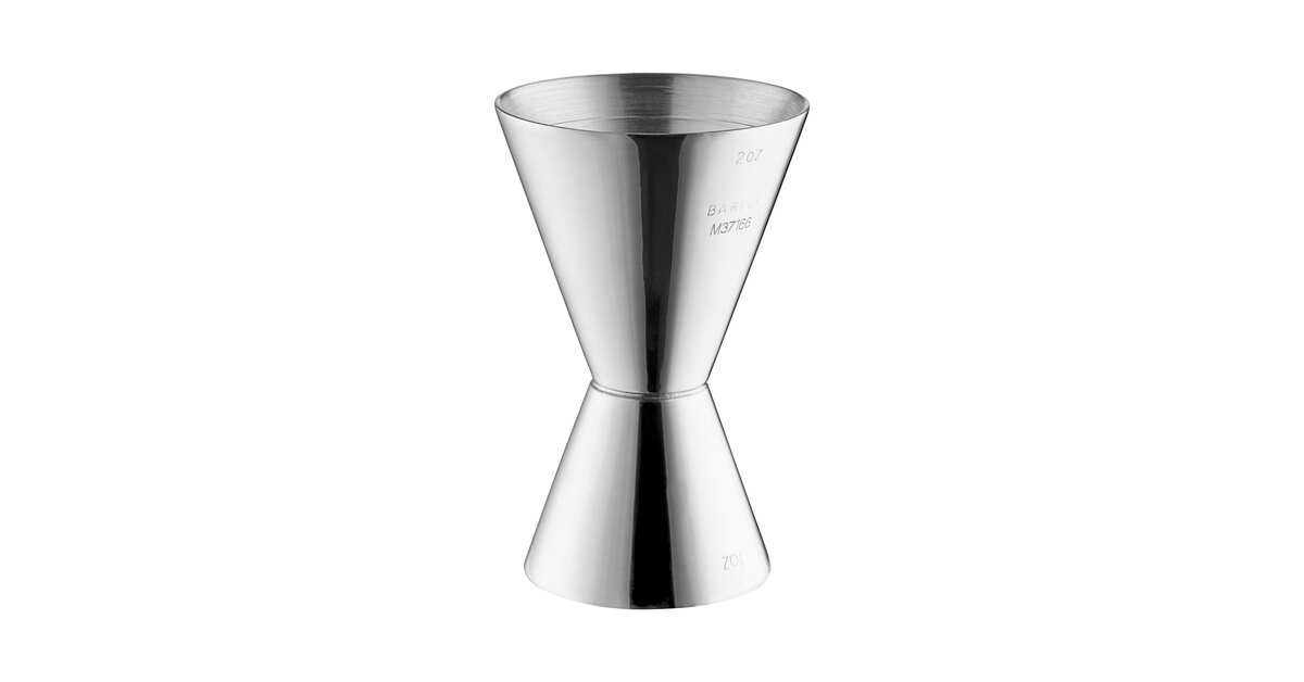 Barfly® M37166 1 oz. and 2 oz. Superfly Stainless Steel Jigger