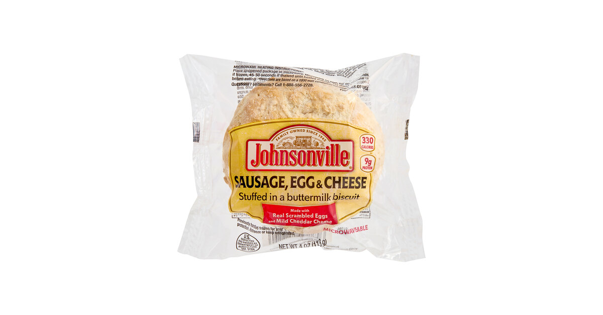 WinWin Johnsonville Sausage, Egg Cheese Biscuit, 49 OFF