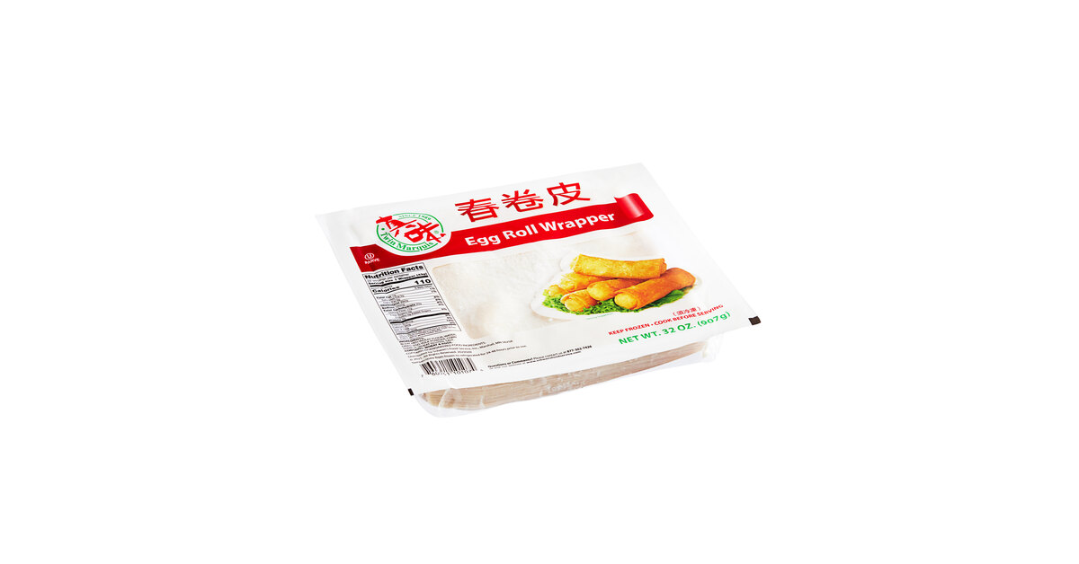 Twin Marquis 7 x 7 Egg Roll Wrappers 1 oz. - 320/Case