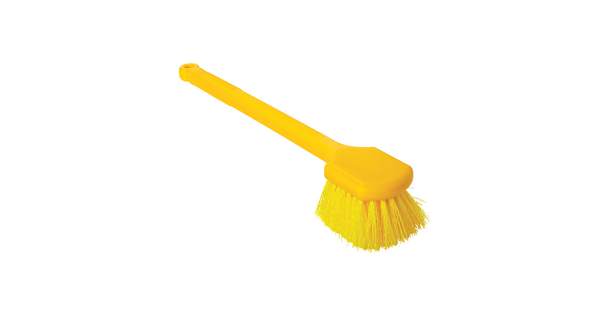 Rubbermaid® Pointed Scrub Brush - 9 L, Yellow
