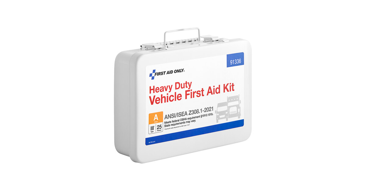 First Aid Only 91336 25-Person Class A Heavy-Duty Vehicle First