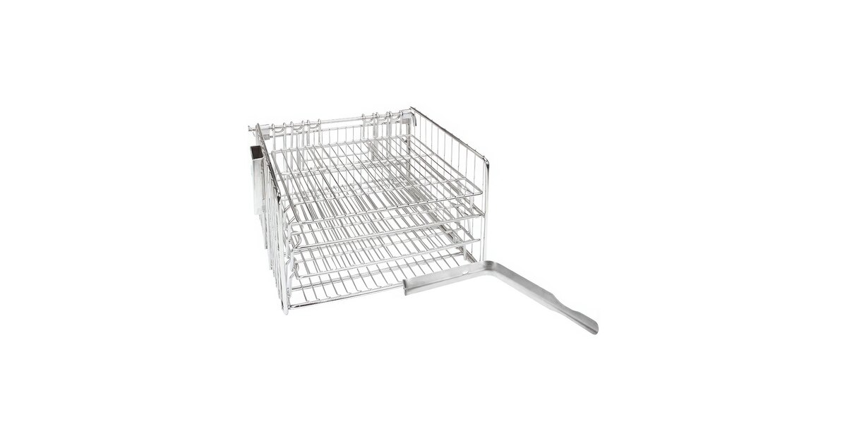 Henny Penny 64058 3-Layer Stainless Steel Basket with 19502 Handle