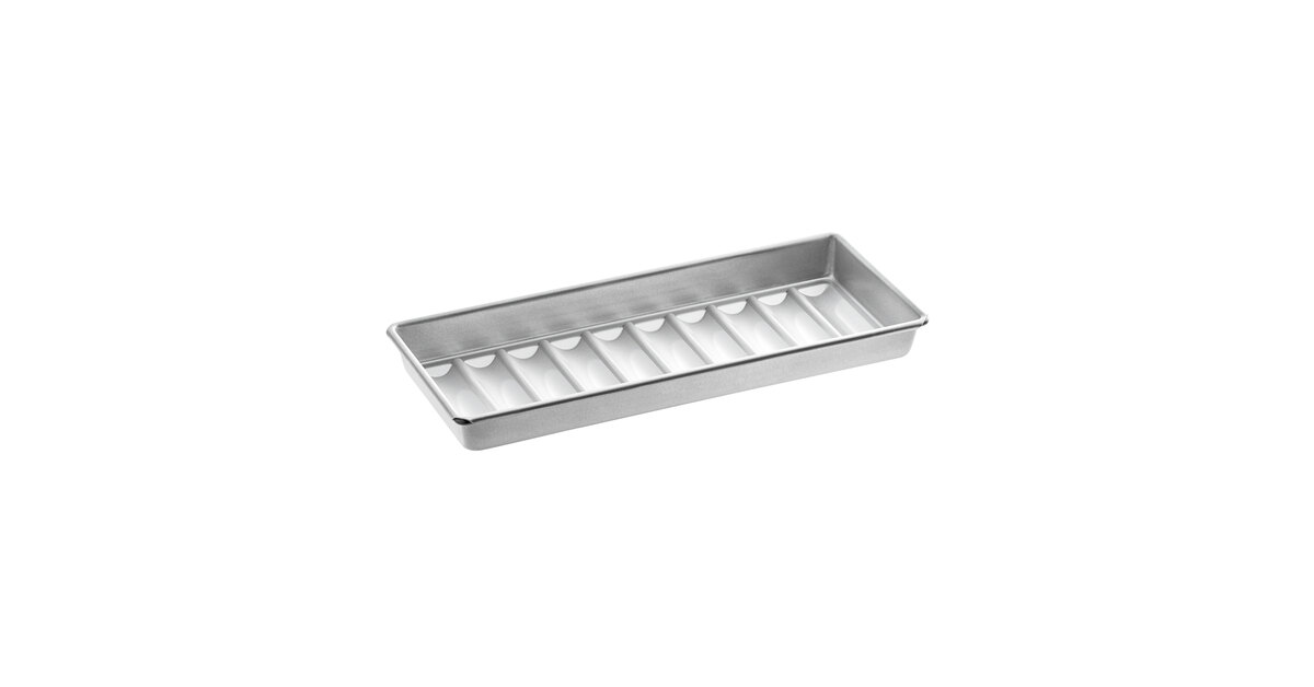 Chicago Metallic 22100 New England Glazed Aluminized Steel Hot Dog