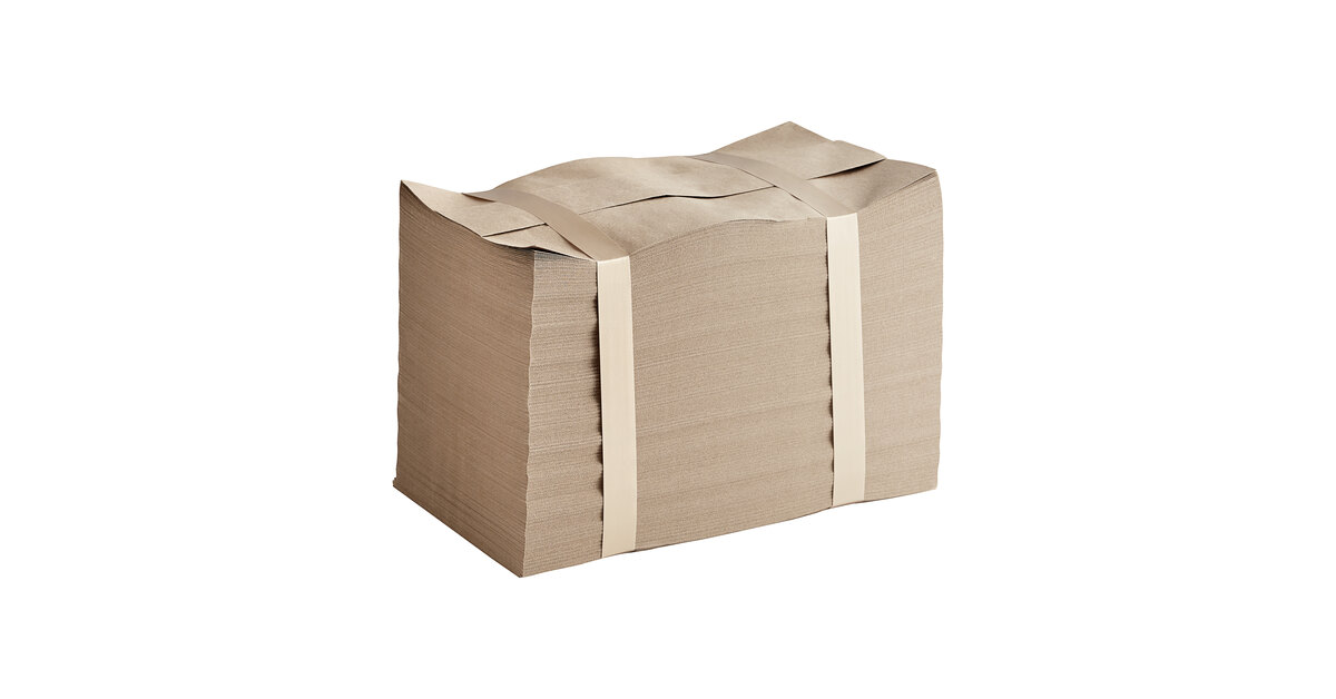 15 x 11 Fanfold 30# Brown Kraft Void Fill Packing Paper (Ream of 1600  Feet)