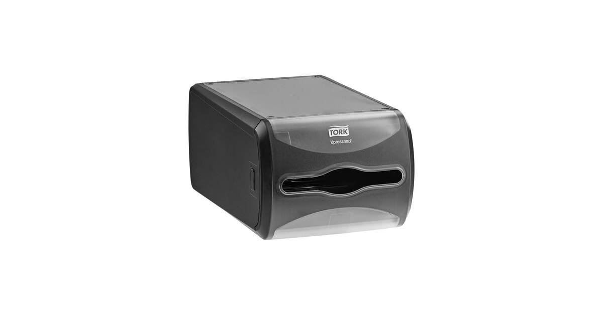 Distributeur Serviettes Tork Xpressnap N4 Noir – Comptoir – Signature – Économique & Design