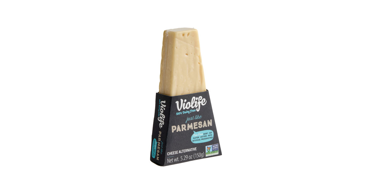 ヴィーガンライフ Violife Just Like Parmesan Vegan Cheese Wedge 5.29 oz. - 7/Case