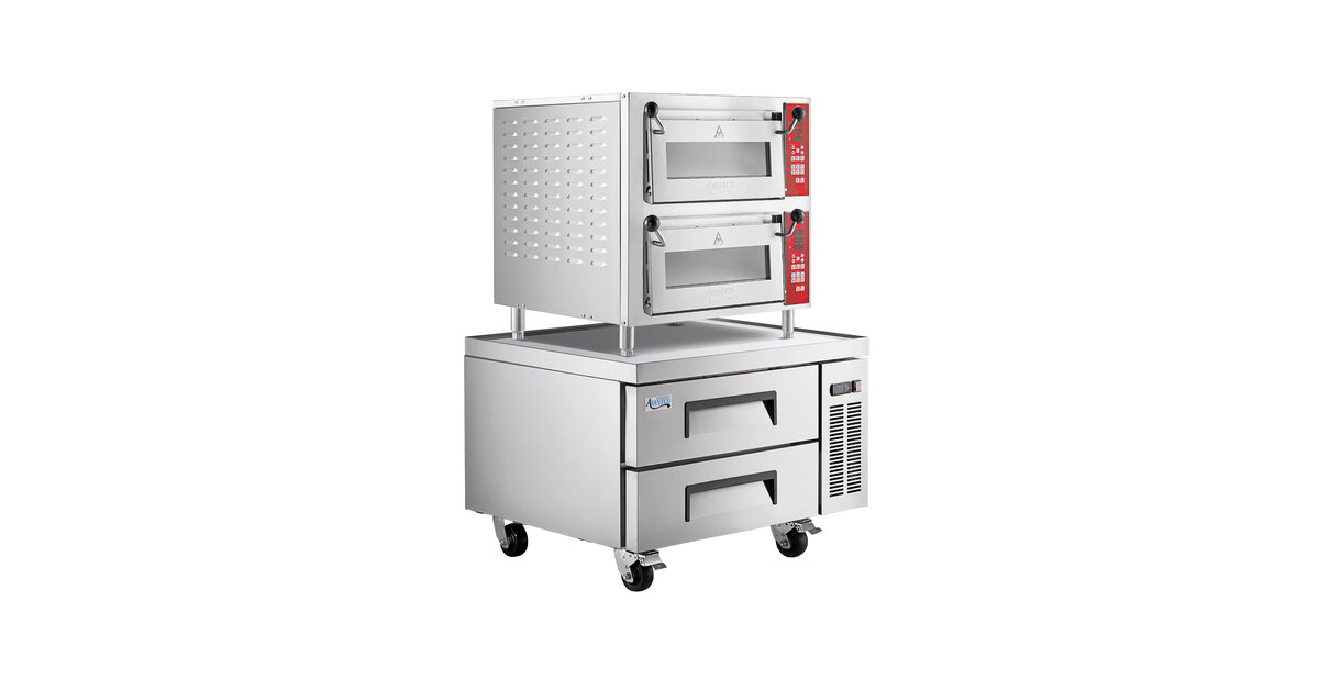 Avantco DPO-18-DDM Double Deck Countertop Pizza / Bakery Oven with