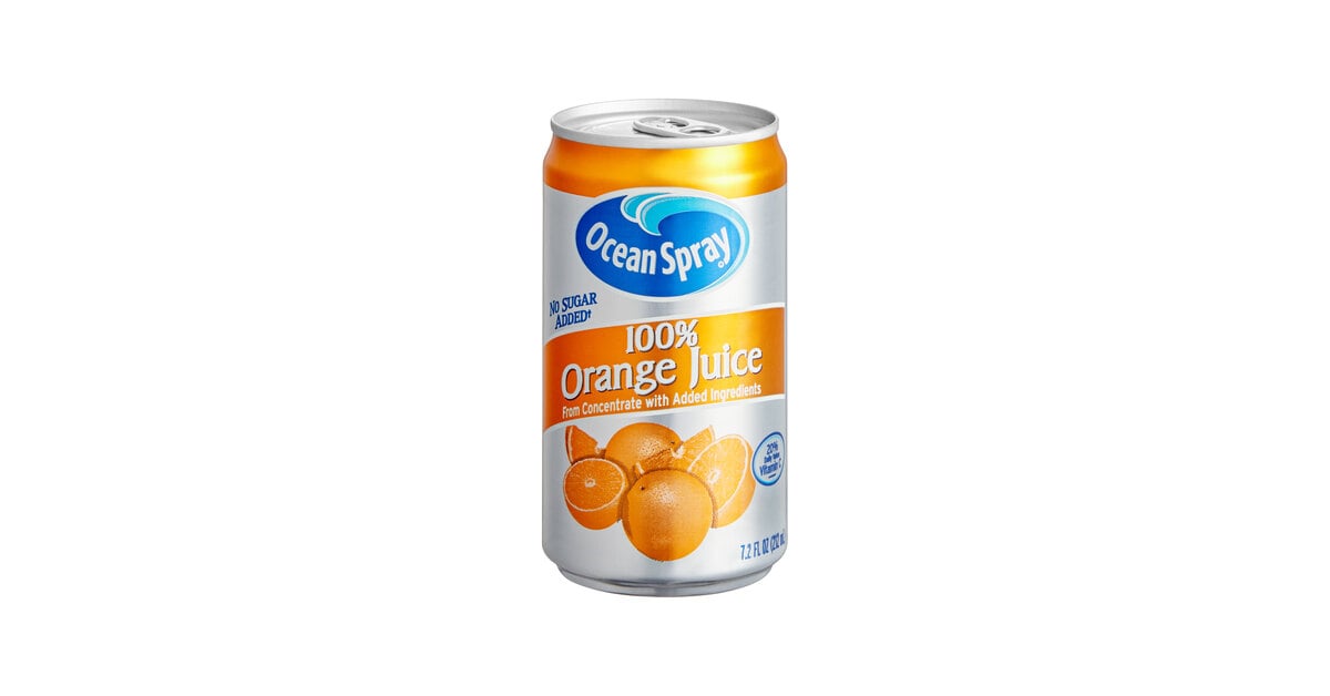 Ocean Spray Orange Juice 7 2 Fl Oz
