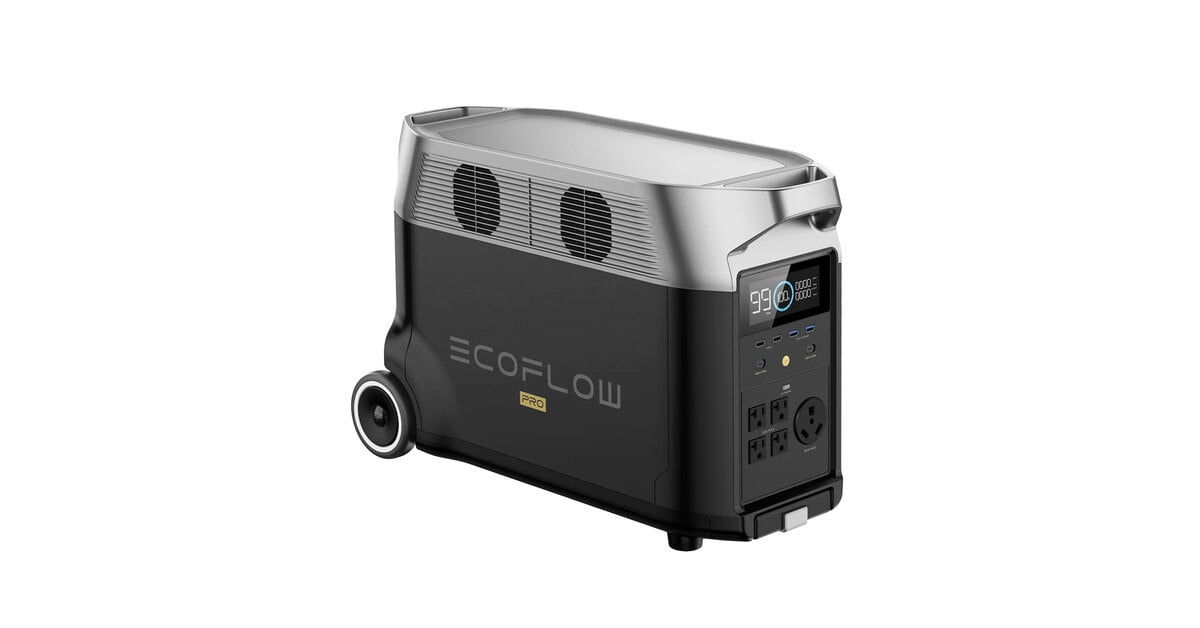 EcoFlow DELTA Pro DELTAPRO-1600W-US Lithium-Ion Portable Power Station