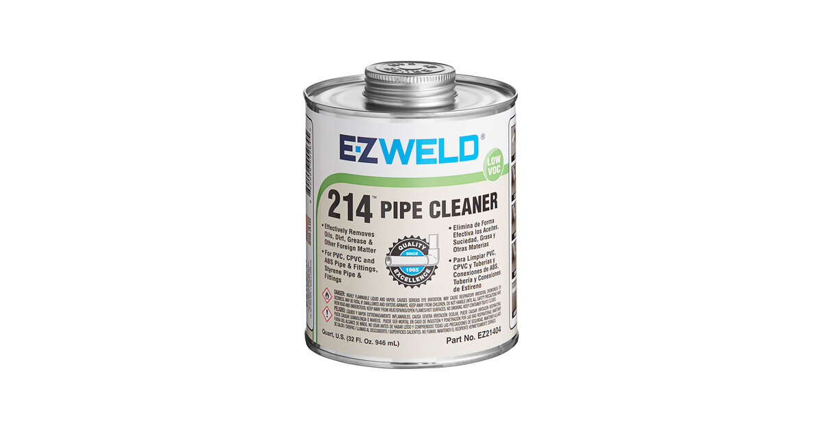 エミールガレ E-Z Weld EZ21404N 32 oz. Clear Pipe Cleaner